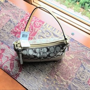 Coach New Khaki/Gold purse